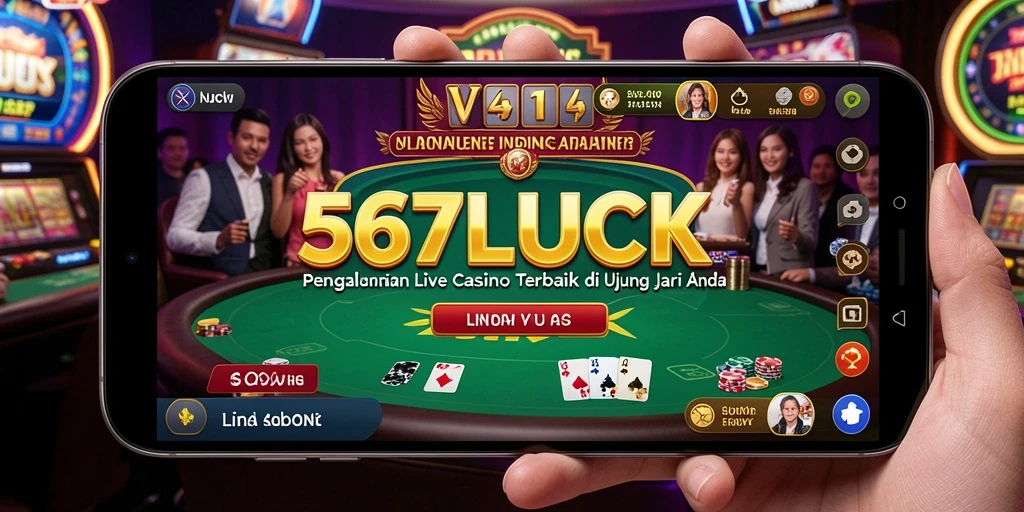 Tampilan gameplay Live Casino yang seru dan interaktif di 567LUCK.