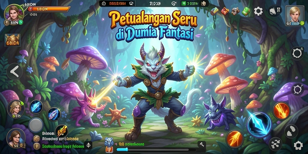 Tampilan gameplay seru dalam dunia petualangan 68IDN.