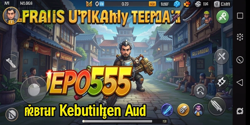 Tampilan antarmuka DEPO555 yang sederhana dan efektif.
