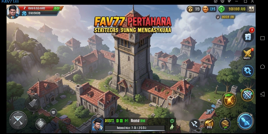 Screenshot gameplay <strong>FAV77</strong> memperlihatkan serunya pertahanan menara melawan musuh.