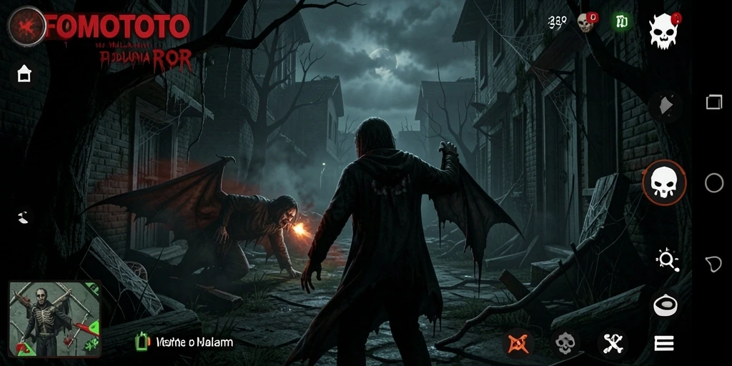 Tangkapan layar dari gameplay menegangkan FOMOTOTO.