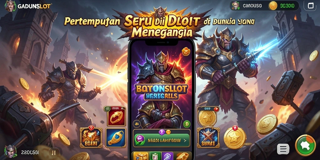 Gameplay menegangkan GADUNSLOT dengan grafis yang memukau.