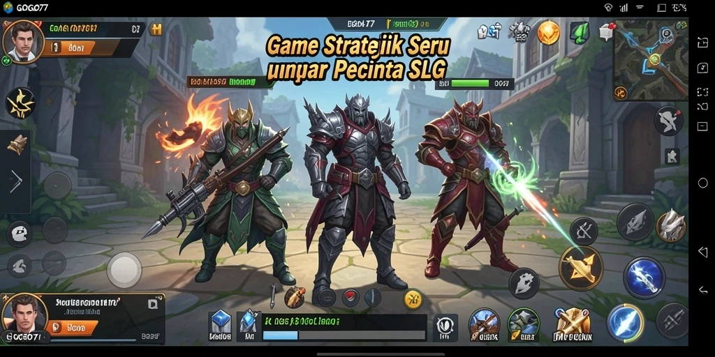 Tampilan gameplay menarik dari GOGO77 yang menampilkan aksi SLG.