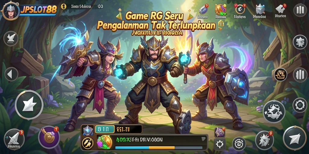 Tampilan menakjubkan gameplay RPG JPSLOT88.