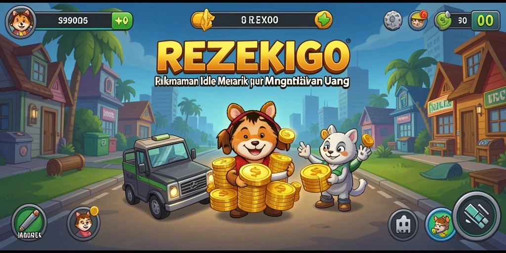 Tampilan gameplay REZEKIGO yang menarik dan interaktif.
