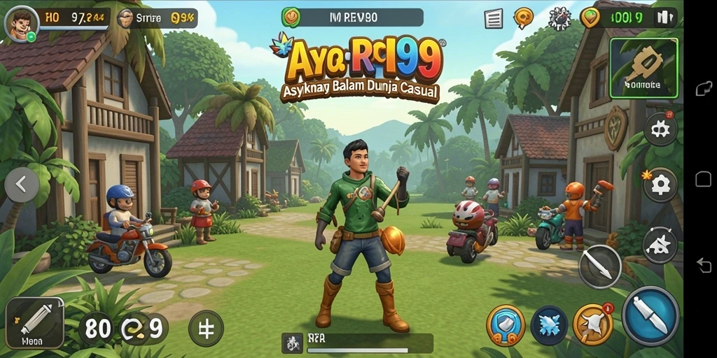 Tangkapan layar RP99 menampilkan pengalaman gameplay yang seru dan interaktif.
