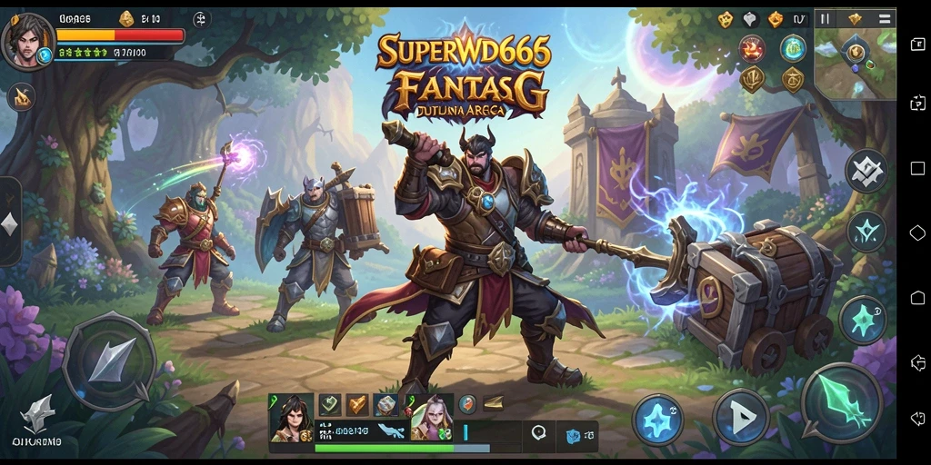 Pengalaman bertarung yang intens dalam SUPERWD666.